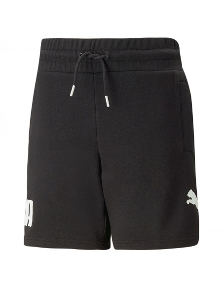 Pantalón Corto Fitness Puma Hombre Negro Algodón