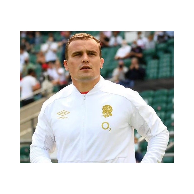 England rugby white and gold jacket best sale